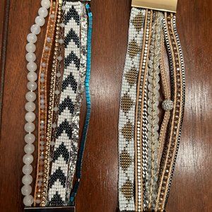 Victoria Emerson cuff bracelets - set of 2